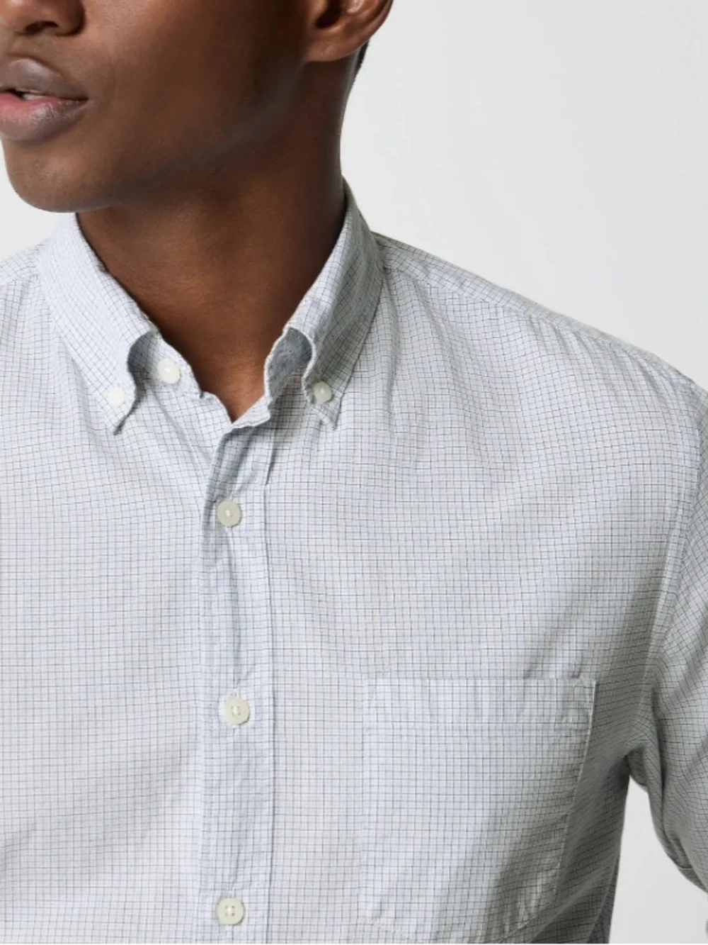 J crew white pale seascape Slim-fit flex casual shirt